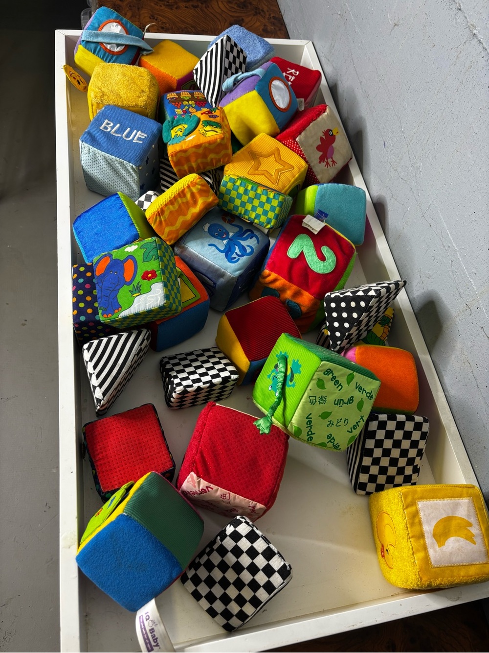Colorful Sensory Soft Activity Blocks - Mixed Colors in